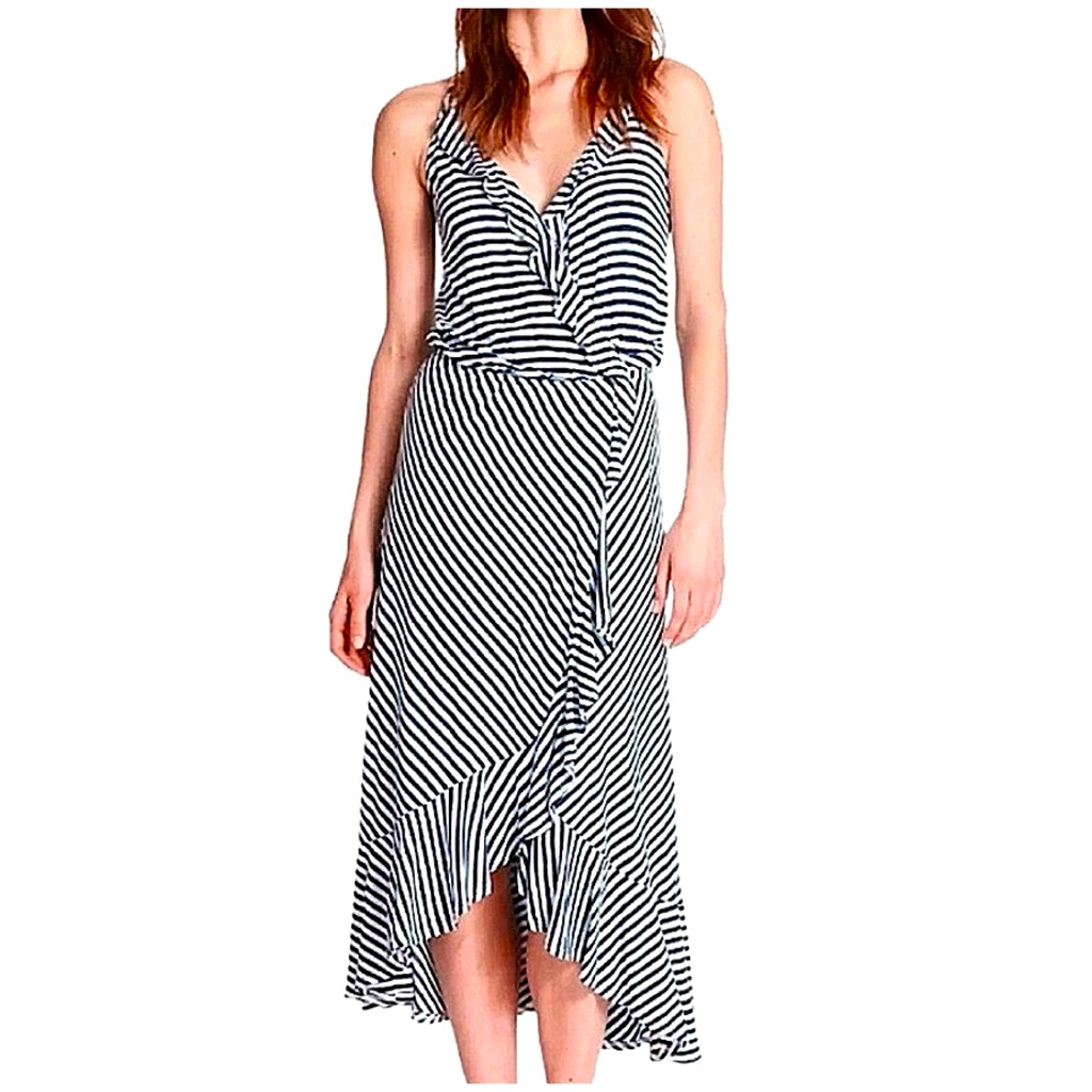 Ella Moss Striped High Low Dress Xs